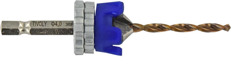 Metal Technic 2-in-1-Holzbohrer und -schneider, Sechskantschaft, intensiver Einsatz ø 4 mm - Tivoly