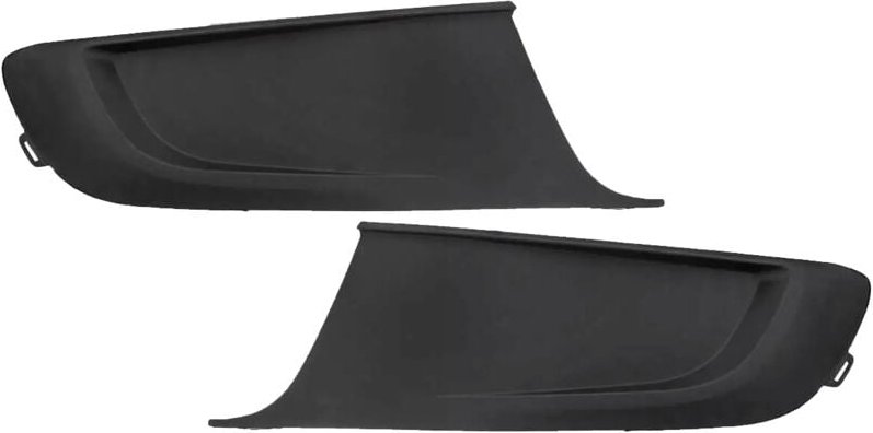 Tlily - 2K5853665 2K5853666 für 2010-2014 Front StoßStange Scheinwerfer Lampen Rahmen Abdeckung Gitter Ohne Loch