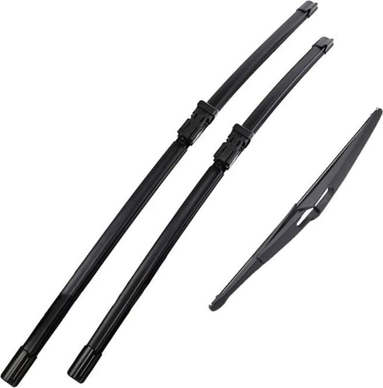 CCYKXA Scheibenwischer-Set (vorne und hinten) für Fiat 500L 2012–2022 (26" + 15" + 12")