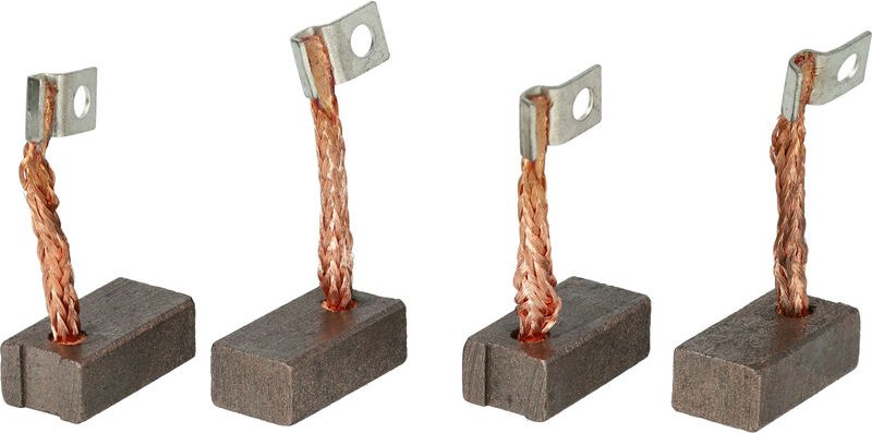 vhbw 4x Kohlebürste 25,3 x 13 x 8,9 mm kompatibel mit Fuji Nutzfahrzeug