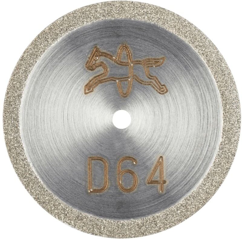 Diamant-Trennscheibe D1A1R 22x0,5x1,7 mm D64 (fein) für Glas/Keramik/Hartmetall - Pferd