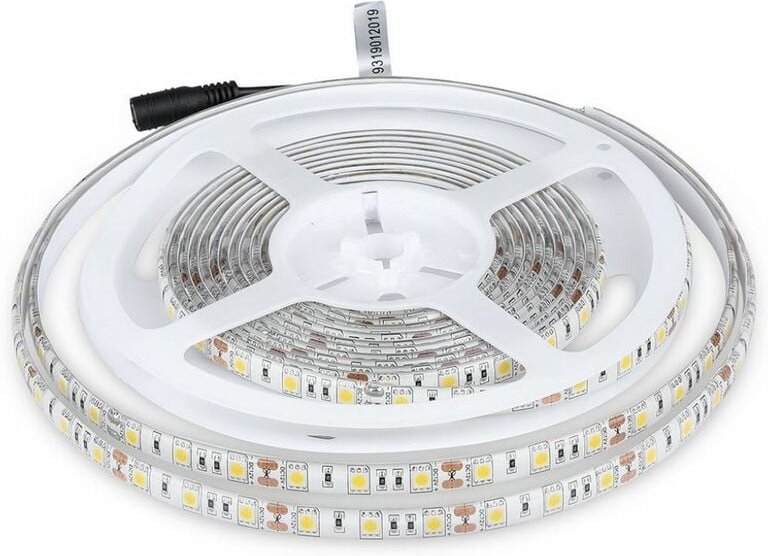 Thumbnail - Streifen led SMD5050 11W/m 5m 60 LED/m 12V Naturweiß IP65 10mm - V-tac