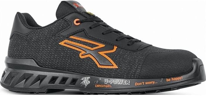 Sicherheitsschuh bruce Gr.44 W.11 schwarz/orange S1PS fo sr esd