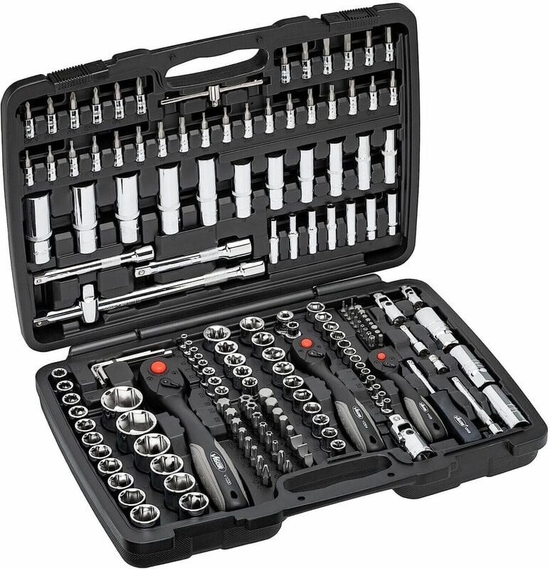 Steckschlüsselsatz 172-teilig Knarrenkasten Nusskaten V2461 Steckschlüssel - Vigor