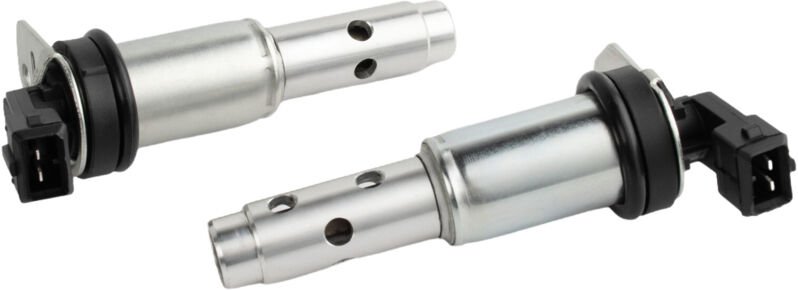Zwei Steuerventilmagnete für BMW E87, 3er, E90, E91, 5er, E60, E61, 323, 335, N52 und N54 Motoren.
