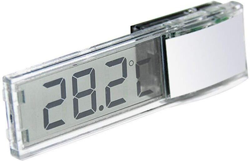 Autothermometer, Innenthermometer mit Saugnapf, Anzeigemessgerät-Thermometer, für das Home Office im Auto - Lntyq