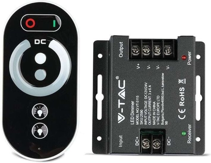 LED-Leuchtband Zubehör Touch Remote Controller Schwarz