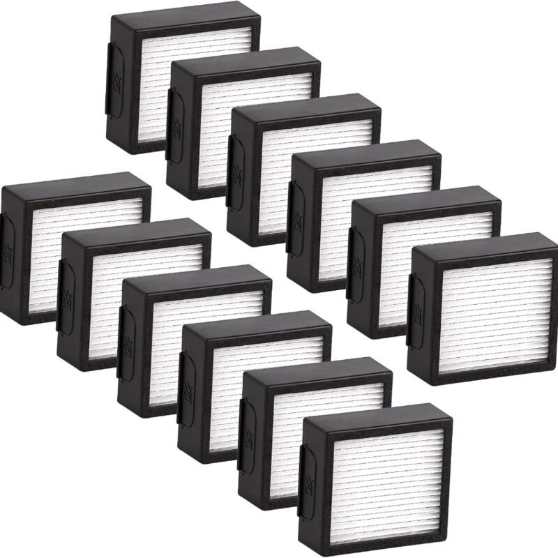 12er-Pack Ersatzfilter mit iRobot Roomba i & e i7 e5 e6 + J7 Ersatzteile für - Ymyny