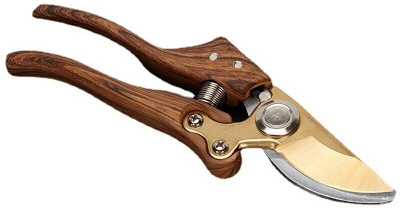 Gartenschere, Gartenschere aus japanischem SK4-Stahl, arbeitssparende Gartenschere zum Beschneiden dicker Äste und Bambu...