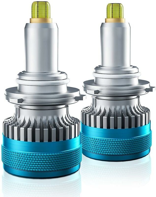 Woosien - Auto 360 LED-Scheinwerferlampe, Nebelscheinwerfer, Turbo-Mini-Lampe 9005, 100 w, 32000 lm, 6000 k, 10–32 v (90...