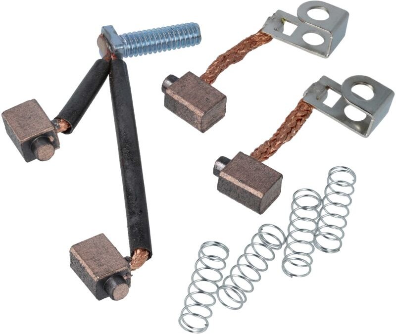 Vhbw - 4x Anlasser Kohlebürste kompatibel mit Briggs & Stratton 170452 1729-XX, 1664-XX, 1702-XX Rasenmäher, Rasentrakto...