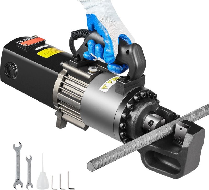 Mophorn - Elektrischer hydraulischer Bewehrungsschneider, 2000 w, schneidet 25 mm Bewehrungsstahl in 3,5 s, tragbarer St...