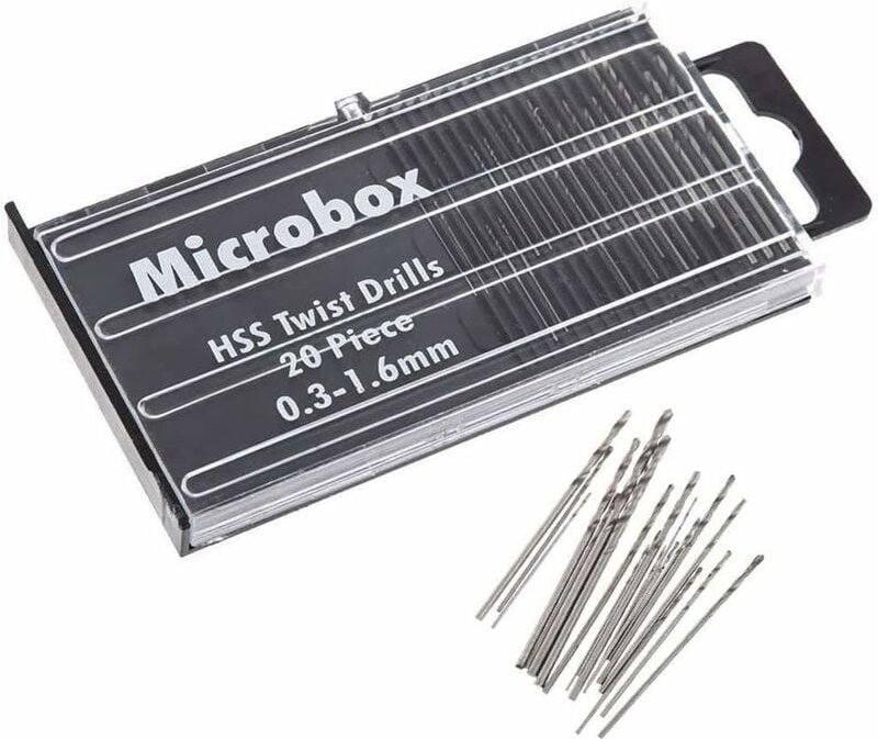 0,3mm-1,6mm hss Mini-Spiralbohrer-Satz 20tlg