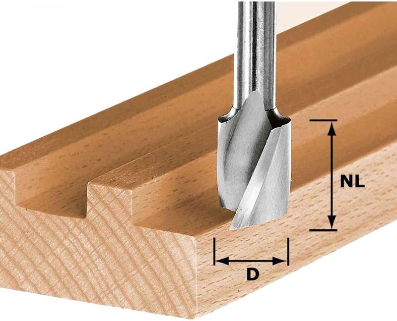 Spiralnutfräser hs Spi S8 D12/20 – 490947 - Festool