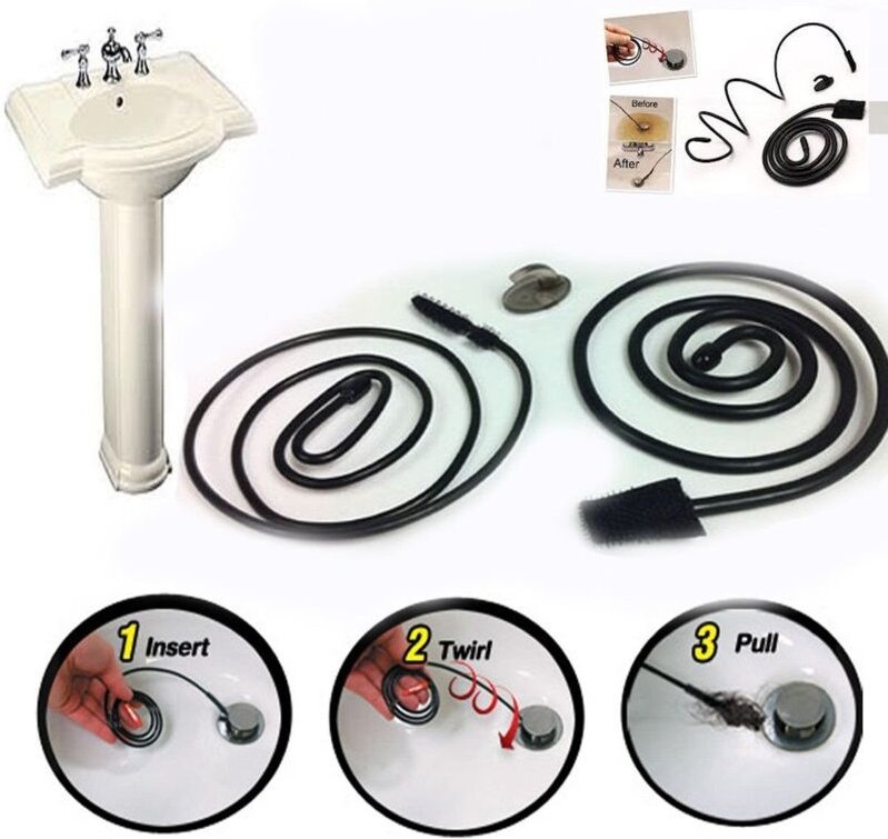 Spülbeckenschlangedrahtdrahtreinigerrohrkabelrohrreinigerbadküche