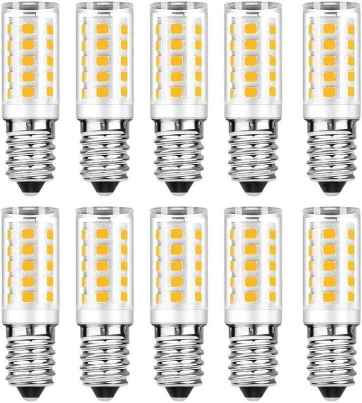 CHOYCLIT 10er-Pack E14 LED-Lampen, Warmweiß 3000 K, 5 W, entspricht 50 W Glühlampe, 500 lm, nicht dimmbar