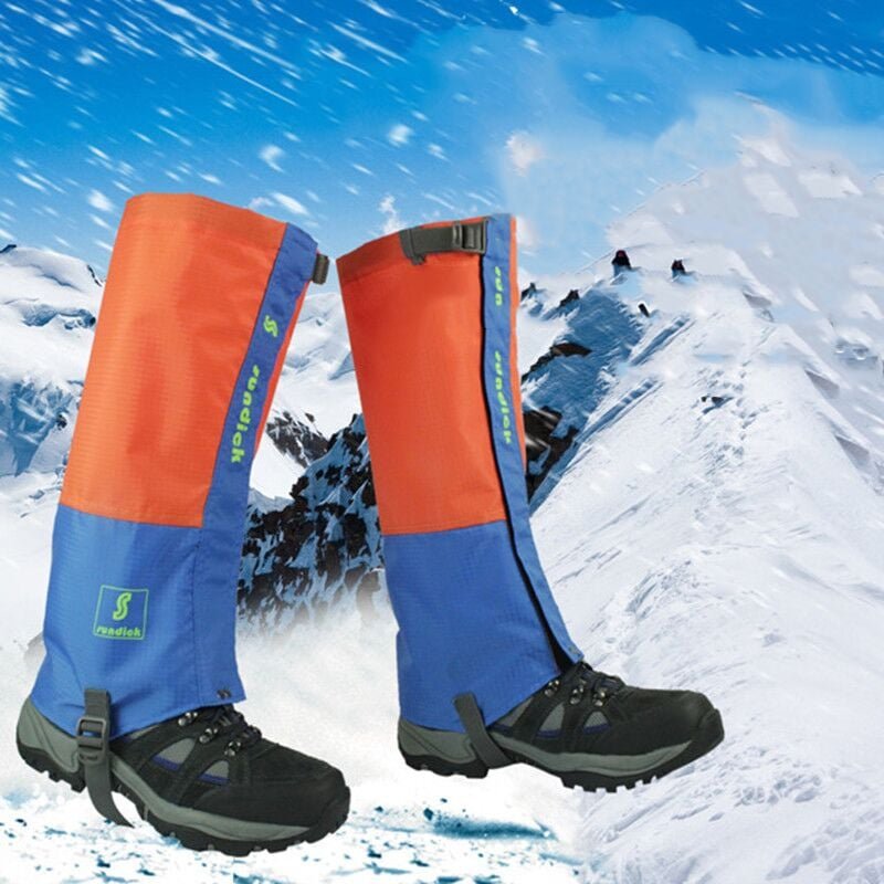 1 Paar Wandergamaschen und Schneegamaschen, wasserdicht, gegen Schnee, Regen, Schlamm und Wind für Outdoor-Aktivitäten