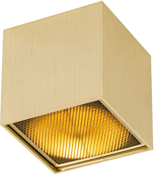 Design Aufbaustrahler Gold GU10 111mm - Box Honey