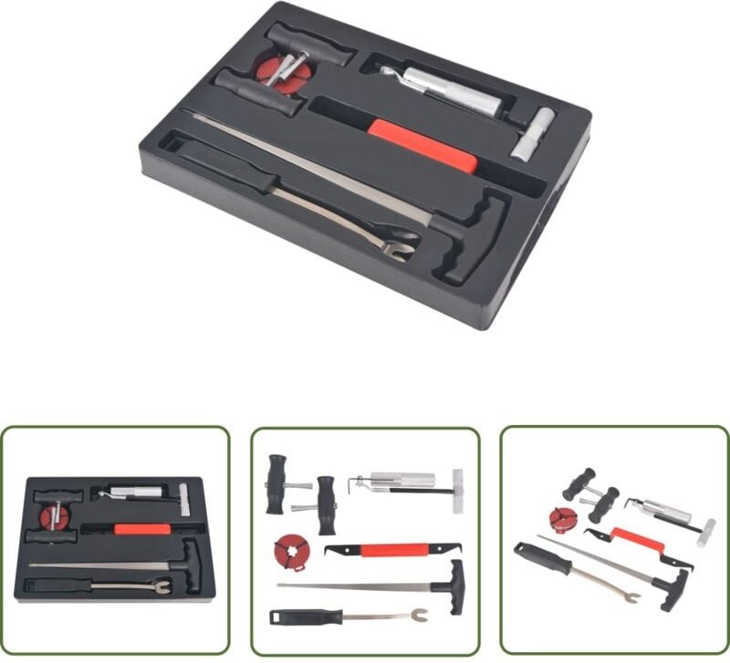 The Living Store - Windschutzscheibe Werkzeug Set - Autoglas Reparatur - Autolackierer Werkzeug - Autoscheibe Werkzeug -...