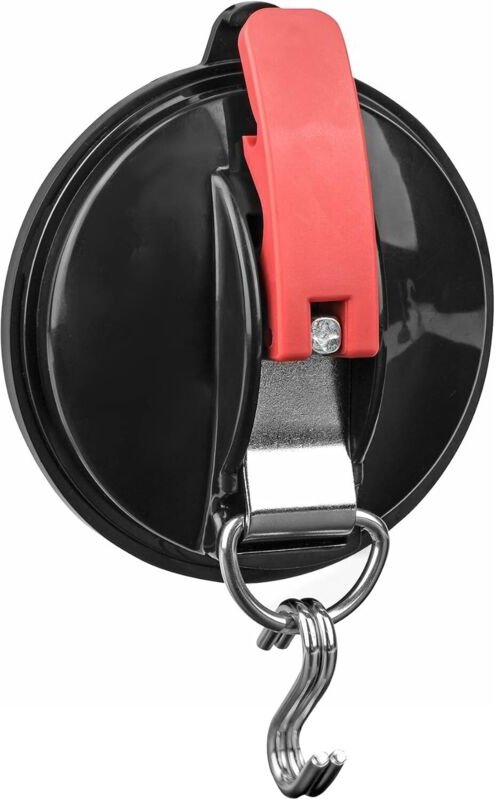 46061 Saugnapf mit Ring und 2 Haken, maximale Traglast 50 kg