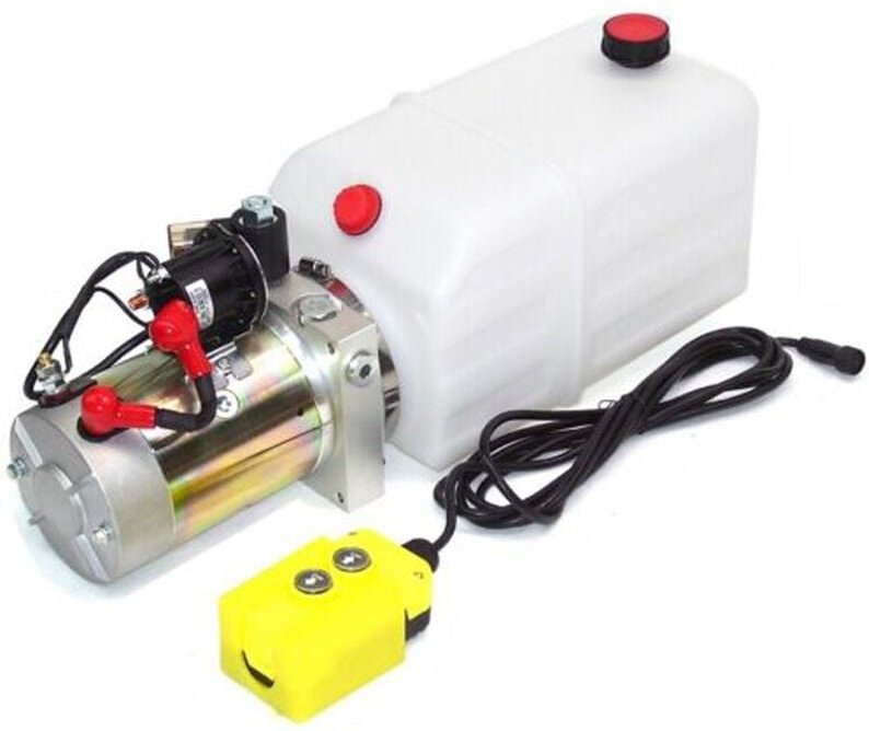 Thumbnail - Apex - Hydraulikpumpe 56246 Tank 8 Ltr. 2000W Hydraulikaggregat 12 v Pumpe lkw Kipper