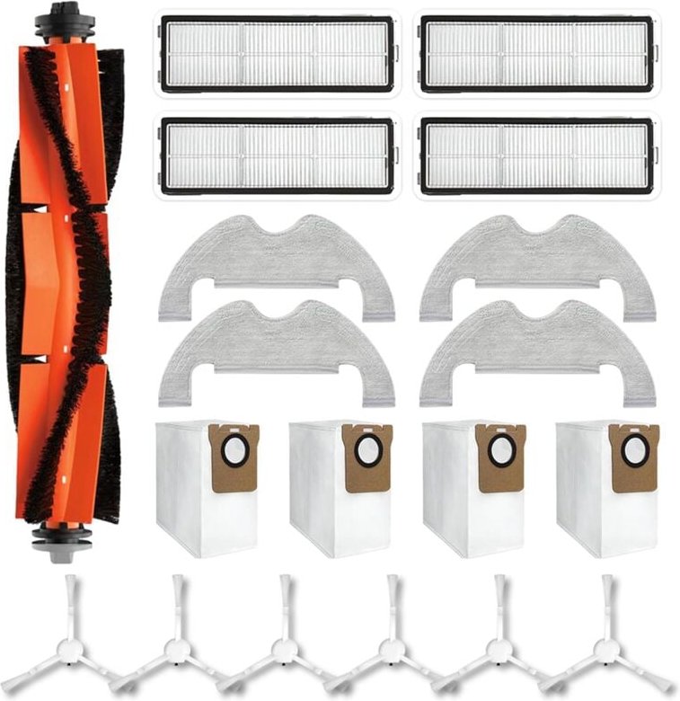 Thumbnail - Filterbürste Mopp-Pads Staubbeutel Zubehör-Kit für D10 Plus Roboter-Staubsauger Ersatzteile