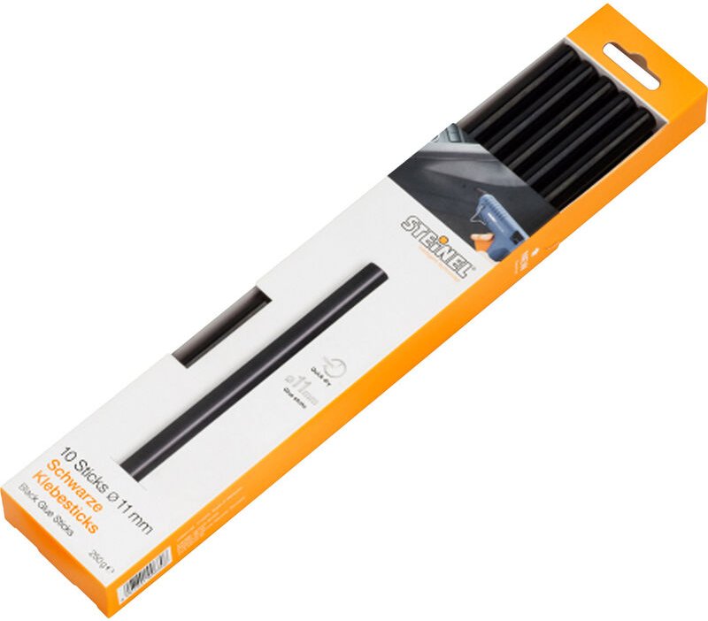 006792 Heißklebesticks 11 mm 250 mm Schwarz 250 g 10 St. - Steinel