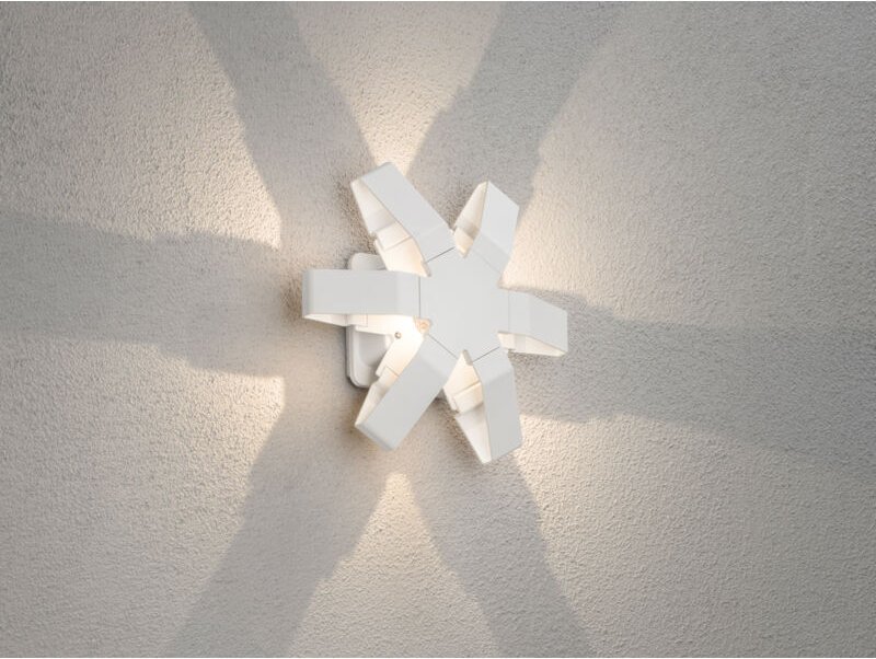 Konstsmide - led Außenwandleuchte pescara, Aluminium weiß, 300 Lumen, IP54