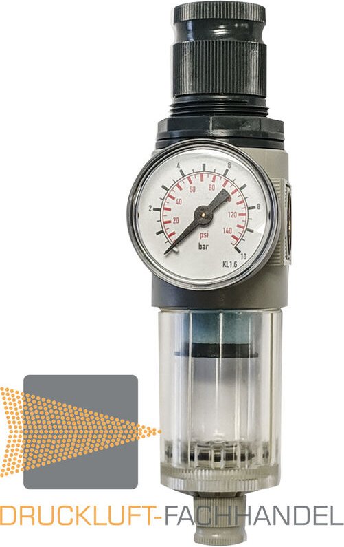 Thumbnail - Schneider Druckluft - Filterdruckminderer Druckregler fdm 1/4 0-10 bar D225027 G225027 DGKD225027