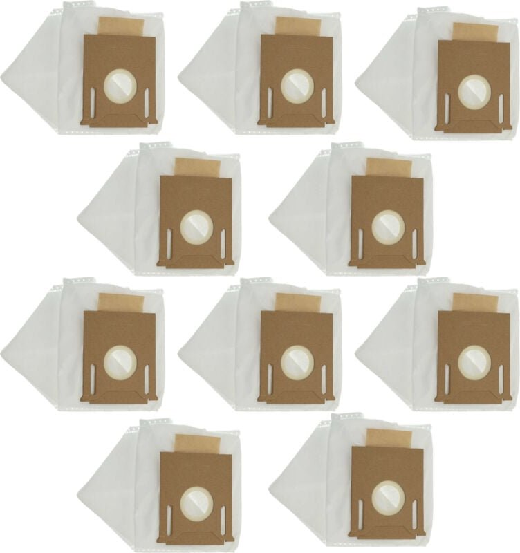 10x Staubsaugerbeutel kompatibel mit Ecovacs Deebot Ozmo T8, T9, T8 Aivi, T8 Aivi+ Saugroboter - Mikrovlies, 30cm x 16,5...