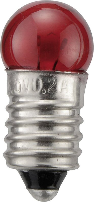 Barthelme - 643521-1 Kugellampe, Fahrradlampe 3.50 v 0.70 w Rot 1 St.