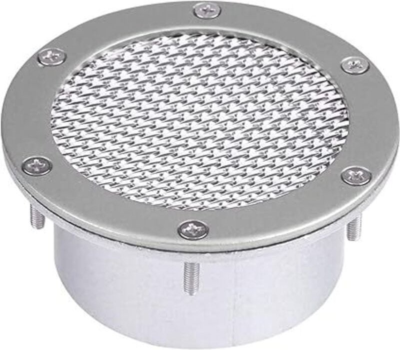 Auto-Lufteinlässe, Universal-Rennwagen-Luftkanalgitter, Stoßstangen-Lufteinlass für Kaltlufteinlass (Silber) - Ahlsen