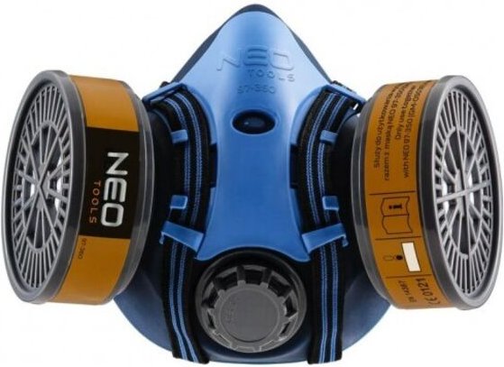 Silikon-Halbmaske mit Platz für zwei Absorber (ohne Absorber)