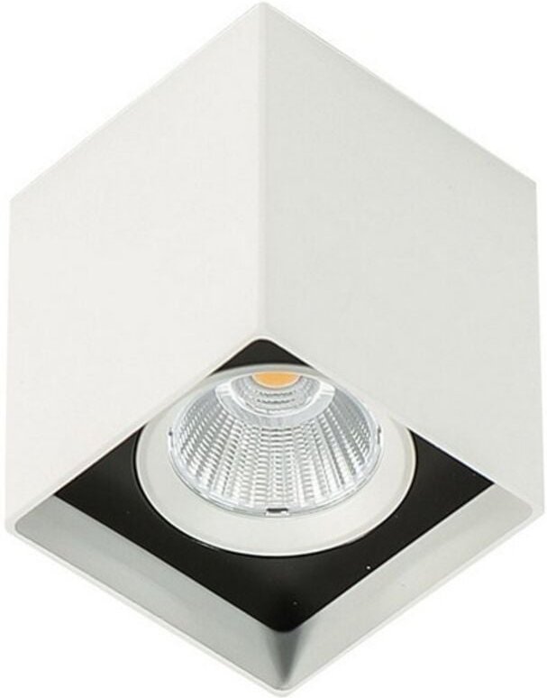 Italux Alden White Black 3000K - Moderne technische LED-Oberflächenmontage Weiß, Schwarz, Warmweiß 3000K 1010lm