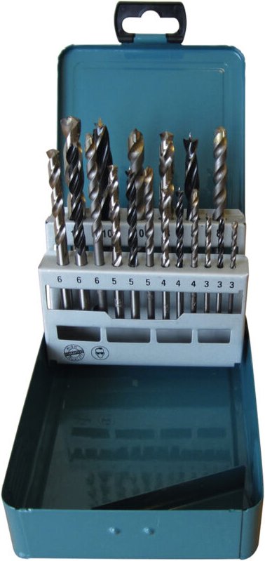 Makita Bohrer-Set 18 tlg. für Stein / Metall / Holz, D-46202