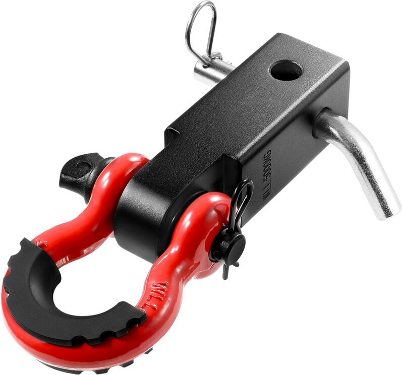 VEVOR Anhängerkupplungsbügel, passend für 2-Zoll-Anhängerkupplungen, 20485 kg Bruchfestigkeit, D-Ring-Schäkel mit Sicher...