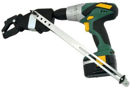 Automatische Crimpmaschine für alle Arten von Schienen und Ständer, anpassbar an Schraub-/Bohrmaschine - power profil - ...