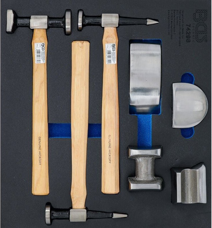 Bgs Technic - Werkstattwageneinlage 2/3: Karosserie-Ausbeul-Satz 7-tlg.