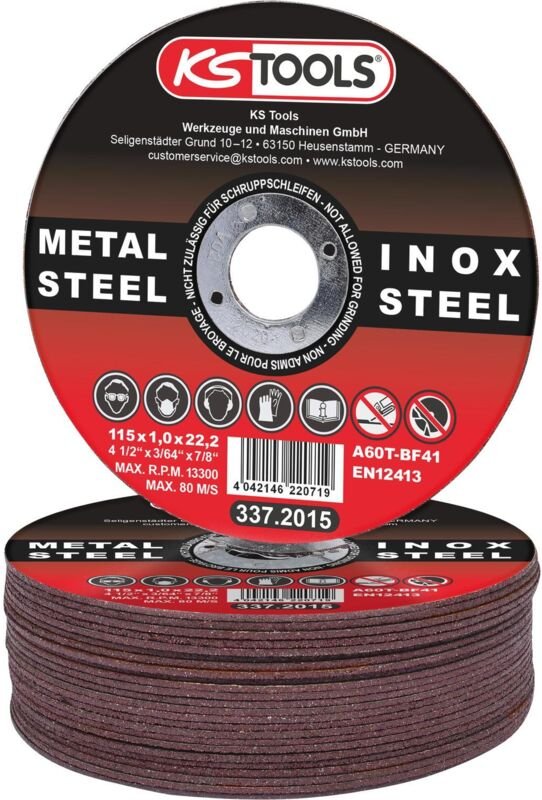 Ks Tools Hochleistungs-Dünntrennscheibe, ø 115 mm, 1 mm
