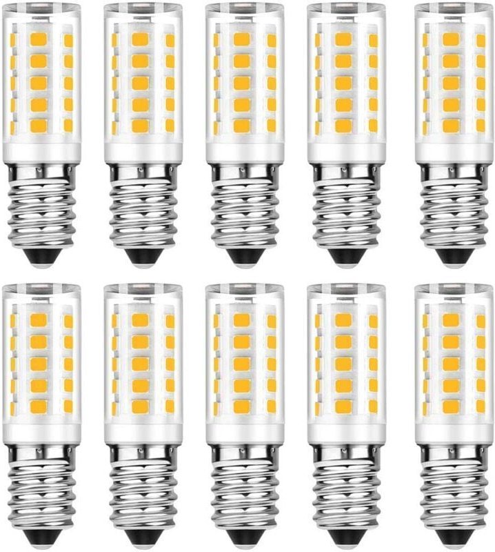 10er-Pack E14-LED-Lampen – Warmweiß 3000 K – 5 W, entspricht einer 50-W-Glühbirne – 500 lm, nicht dimmbar..DEBUNS