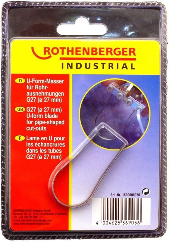 Rothenberger - Industrial Schneidemesser für Rohr bis d=27mm - 1500000070