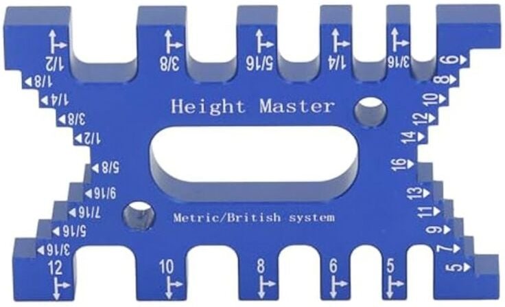 Schwalbenschwanzlehre, Zapfenmessschieber, Aluminiumlegierung, Maßstabmesswerkzeug, Holzbearbeitungssäge, Tischmaschine ...