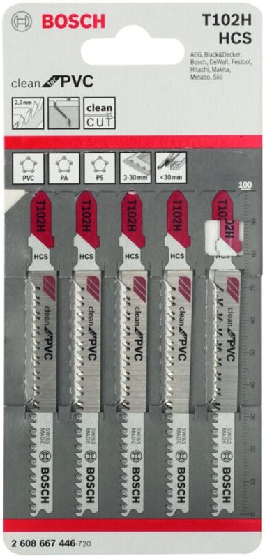 Stichsägeblatt a 5 St. t 102 h - Bosch