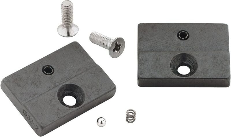 Ersatzteil-Satz: Paar Prägebacken, 30 mm breit, Schrauben, Spannhüls - Hazet