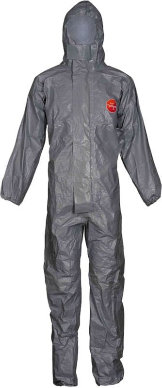 Thumbnail - Schutzoverall Typ 3/4/5/6 Tychem 6000 f, grau, Unisex-Größe: l - Dupont