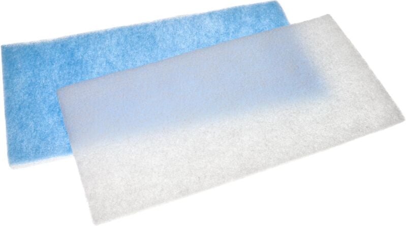 2x Filter Ersatz für WilTec 34031 für Absauganlage - Ersatzfilter Weiß Hellblau - Vhbw