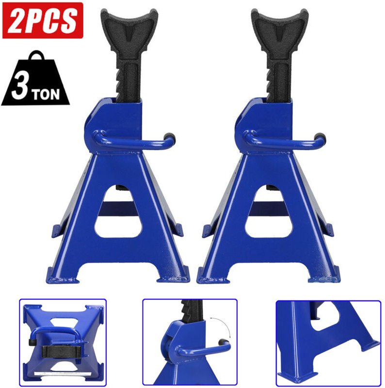 3TON Tragkraft Achsständer Fahrzeugständer Hebebock Verstellbare Höhe Reparatur
