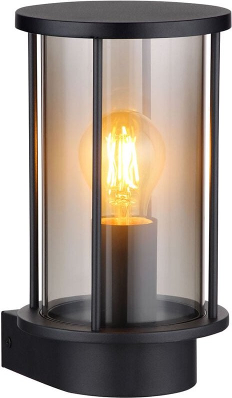 Wandleuchte - Gracey - schwarz - metall - E27 - 31360 - Globo