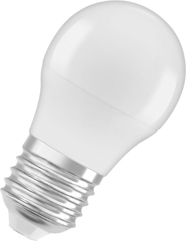 Osram - LED-Lampen, klassische Miniballform, 40 Watts Ersatz, E27, P-shape, 6500 Kelvin, Kaltes Tageslicht, Matt, single...