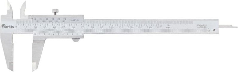 Thumbnail - Taschenmessschieber Fest- stellung 150mm 1/50 1/1000 Fortis